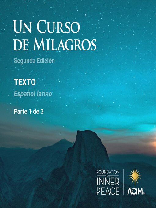 Title details for Un Curso de Milagros, Texto, español latino by Helen Schucman - Available